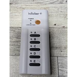 iClicker Plus Student Remote Control Model RLR15 Wireless Universal Remote